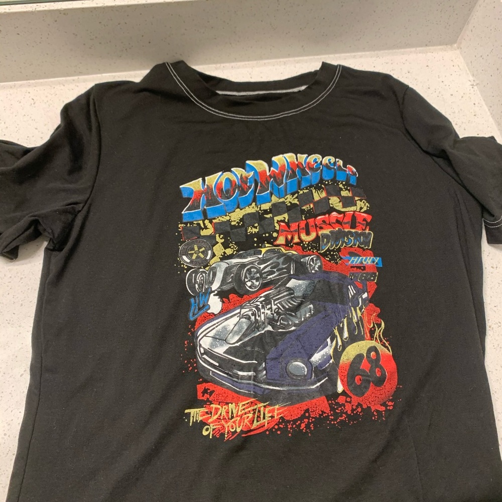 Two graphic tees